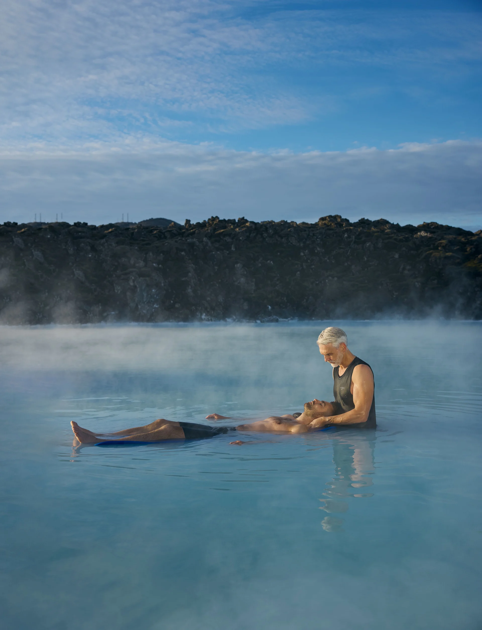 In-water massage